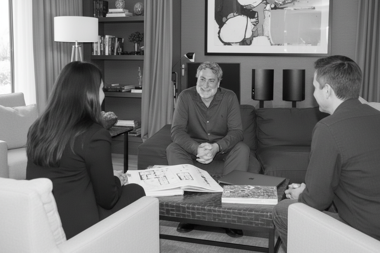 Bertrand Defossez chez un client