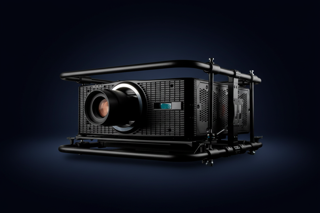 Vidéoprojecteur sur fond sombre